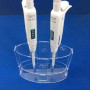 SUPPORT PLEXI POUR 2 MICROPIPETTES