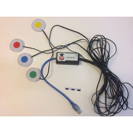 JEU DE 4 CAPTEURS PIEZO-ELECTRIQUES