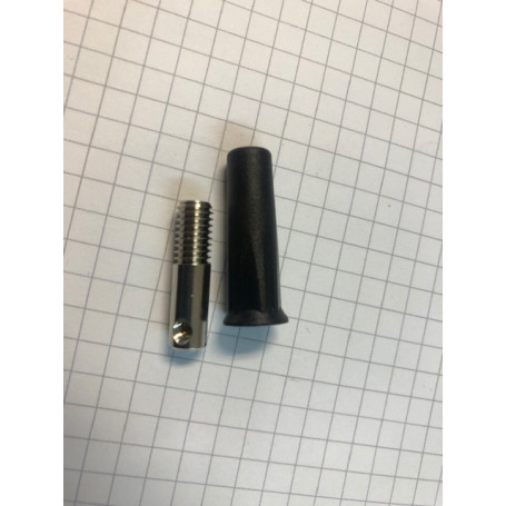 FICHE FEMELLE 4 mm ISOLANT NOIR