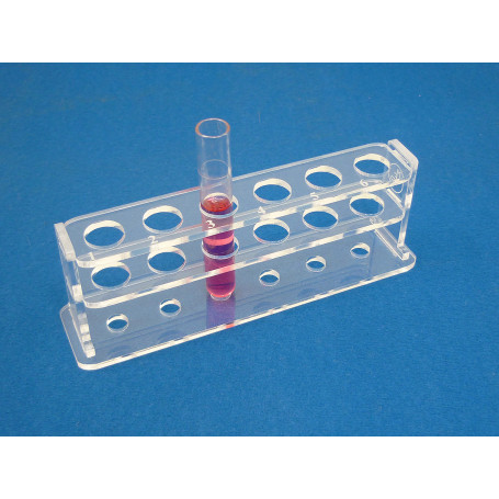 SUPPORT PLEXI POUR TUBES A HEMOLYSE