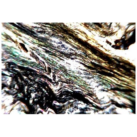 LAME MINCE DE MICASCHISTE A GLAUCOPHANE