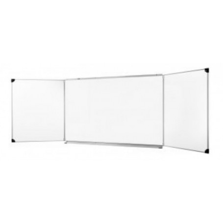 TABLEAU TRIPTYQUE BLANC EMAILLE 120 X 400 cm SPECIAL PROJECTION
