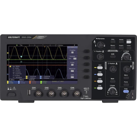 OSCILLOSCOPE NUMERIQUE 100MHZ 4 VOIES 214614